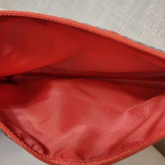 5/$20 Ipsy Cosmetic Makeup Travel Organizer Purse Organizer Blue Orange - Picture 4 of 7